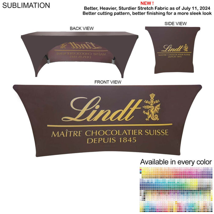 Table Throw - Sublimated Stretch 6' 3 Sided