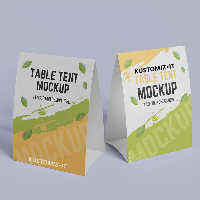 Tent Cards - 2 Sides