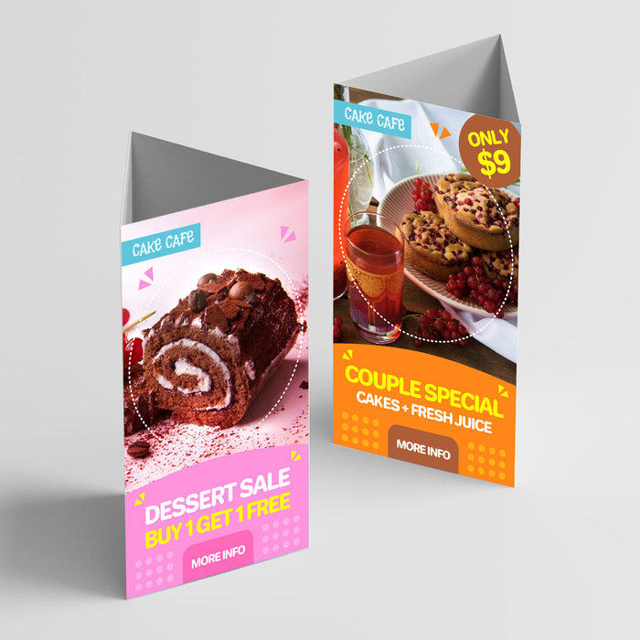 Tent Cards - 3 Sides