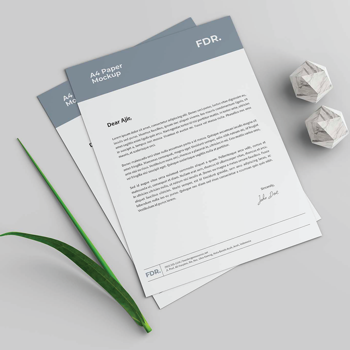 60lb Letterheads