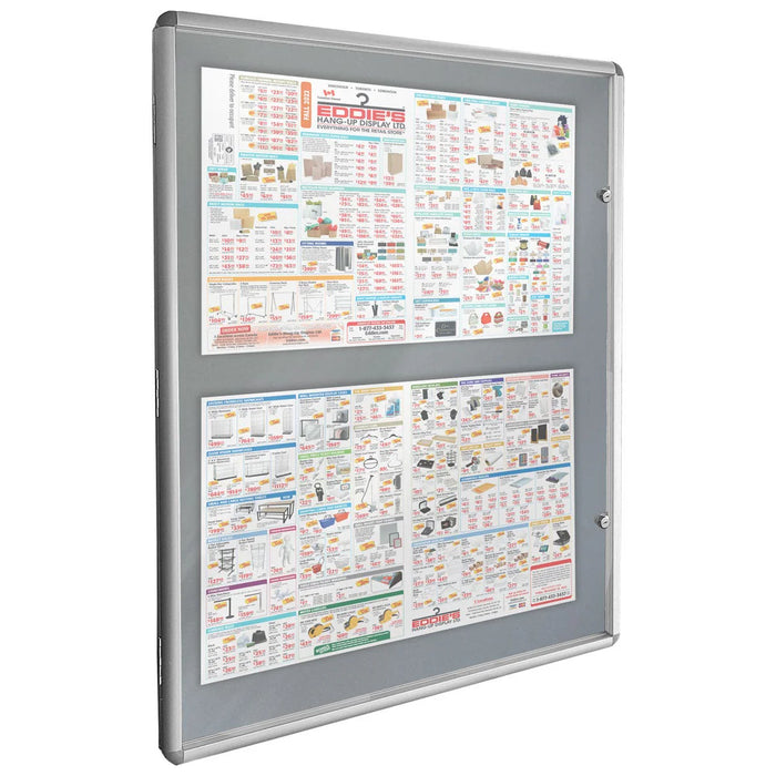 Enclosed Bulletin Board With Locking Door | 30" x 40"